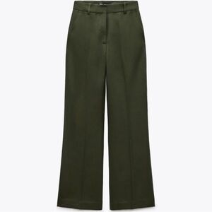 EUC Zara Khaki Green Trousers S